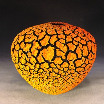 Medium Lichen Vessel, by Randy O'Brien